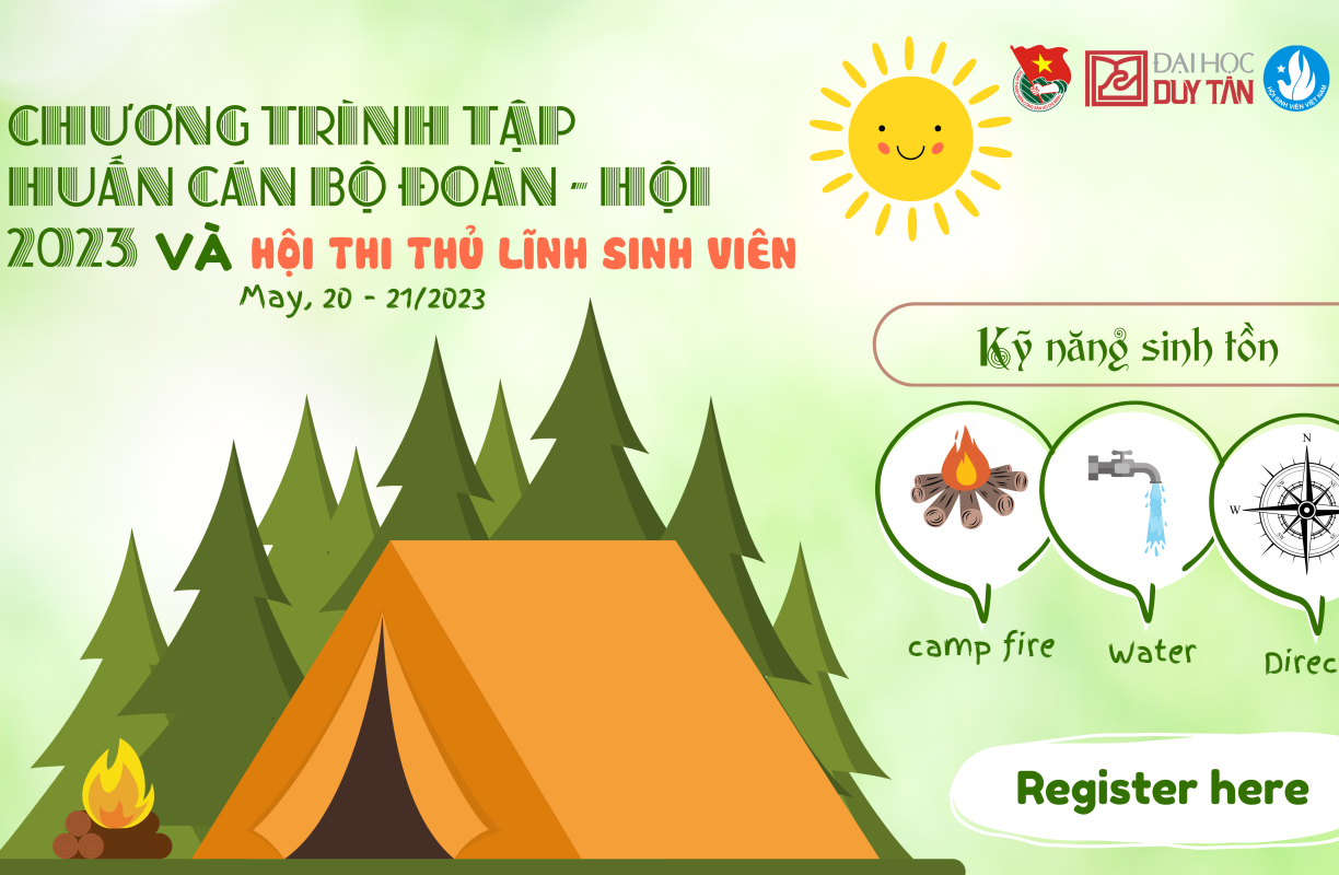 Lớp Tập huấn Cán bộ Đoàn – Hội và  Hội thi Thủ lĩnh Sinh viên Đại học Duy Tân năm 2023